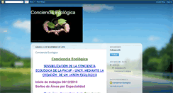 Desktop Screenshot of concienciaecologicauncp.blogspot.com