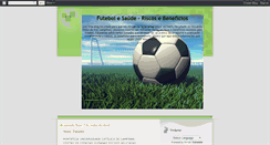 Desktop Screenshot of futebolesaude.blogspot.com
