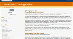 Desktop Screenshot of easy-forextradingonline.blogspot.com