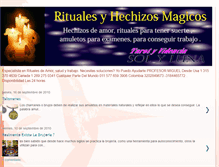 Tablet Screenshot of hechizosyritualestarotmiguel.blogspot.com