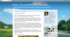 Desktop Screenshot of afilipinoentrepreneur.blogspot.com