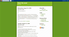 Desktop Screenshot of downthecanal.blogspot.com