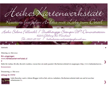 Tablet Screenshot of heikes-kartenwerkstatt.blogspot.com