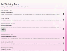 Tablet Screenshot of 1stweddingcars.blogspot.com