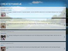Tablet Screenshot of creatiefhandje.blogspot.com