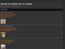Tablet Screenshot of desdelaventanademiciudad.blogspot.com