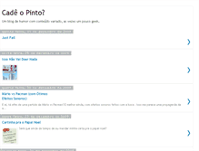 Tablet Screenshot of cadeopinto.blogspot.com