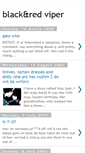 Mobile Screenshot of blacklacedvenom302.blogspot.com