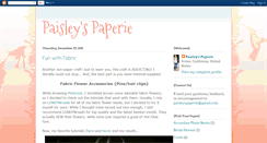 Desktop Screenshot of paisleyspaperieboutique.blogspot.com