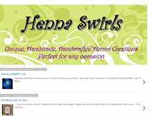 Tablet Screenshot of hennaswirls.blogspot.com