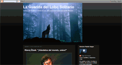 Desktop Screenshot of la-guarida-del-lobo-solitario.blogspot.com