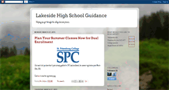 Desktop Screenshot of lakesidehsguidance.blogspot.com