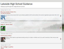 Tablet Screenshot of lakesidehsguidance.blogspot.com