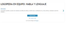 Tablet Screenshot of logopediaenequipo.blogspot.com