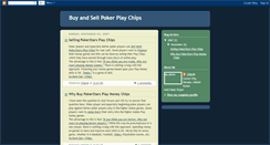 Desktop Screenshot of poker-playchips.blogspot.com