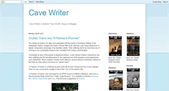 Desktop Screenshot of cavewriter.blogspot.com