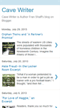 Mobile Screenshot of cavewriter.blogspot.com