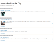 Tablet Screenshot of afoolforthecity.blogspot.com