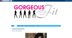 Desktop Screenshot of gorgeousfit.blogspot.com