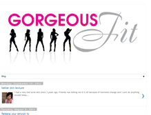 Tablet Screenshot of gorgeousfit.blogspot.com