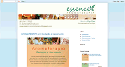 Desktop Screenshot of essence-aromaterapia.blogspot.com