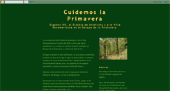 Desktop Screenshot of cuidemoslaprimavera.blogspot.com