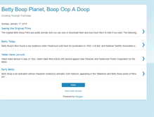 Tablet Screenshot of bettyboopplanet.blogspot.com
