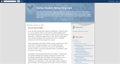 Desktop Screenshot of halifaxstudentnetworkingcafe.blogspot.com