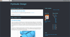 Desktop Screenshot of hydraulicdesign.blogspot.com