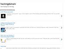 Tablet Screenshot of hackingdomain.blogspot.com