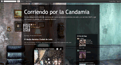 Desktop Screenshot of corriendoporlacandamia.blogspot.com