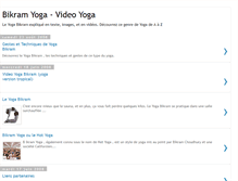 Tablet Screenshot of bikram-yoga-video.blogspot.com