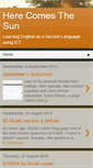 Mobile Screenshot of herecomesthesun-esl.blogspot.com