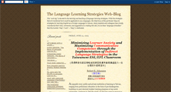 Desktop Screenshot of language-learning-strategies.blogspot.com