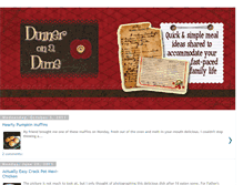 Tablet Screenshot of dinneronadime.blogspot.com