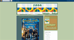 Desktop Screenshot of casadaculturacasabrasil.blogspot.com