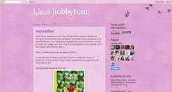 Desktop Screenshot of liseshobbyrom.blogspot.com