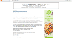 Desktop Screenshot of chess-openings-for-beginners.blogspot.com