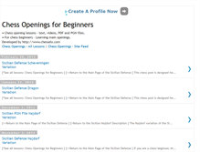 Tablet Screenshot of chess-openings-for-beginners.blogspot.com