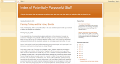 Desktop Screenshot of indexofpotentiallypurposefulstuff.blogspot.com