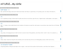 Tablet Screenshot of my-lifezmy-curse.blogspot.com