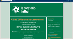 Desktop Screenshot of laboratoriofutbol.blogspot.com