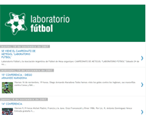 Tablet Screenshot of laboratoriofutbol.blogspot.com