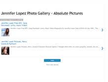 Tablet Screenshot of jennifer-lopez-photos-gallery.blogspot.com