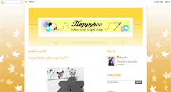 Desktop Screenshot of happybeecrafts.blogspot.com