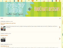 Tablet Screenshot of boocraft.blogspot.com