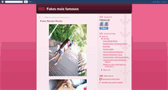 Desktop Screenshot of fakesmaisfamosos.blogspot.com
