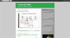 Desktop Screenshot of letcakeeatthem.blogspot.com