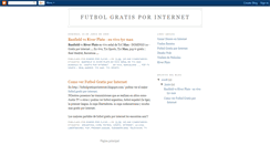 Desktop Screenshot of futbolgratisporinternet.blogspot.com