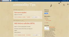 Desktop Screenshot of commoditysharetipsgain.blogspot.com